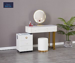 שידת איפור דגם 010 זהב שידת איפור דגם 010 זהב